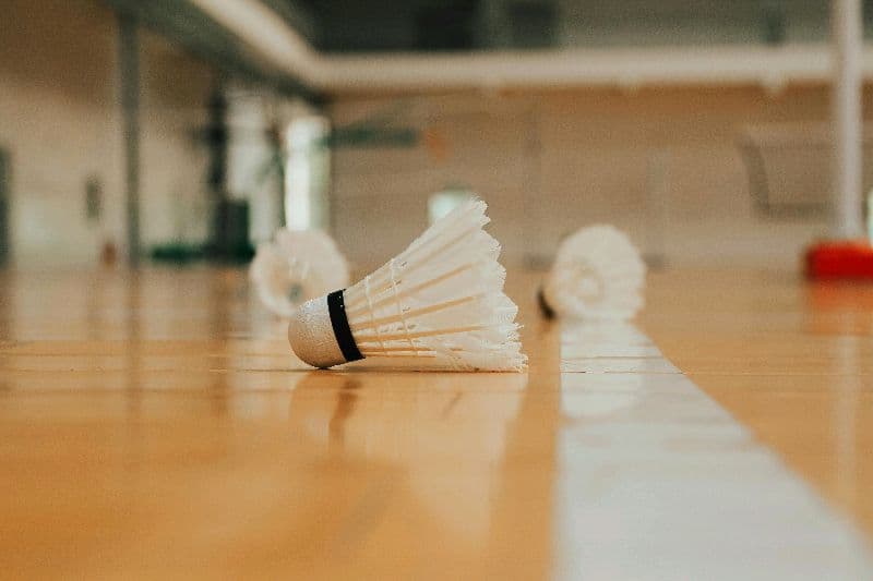 badminton game β Badminton at Thornton Heath Leisure Centre, Croydon UK